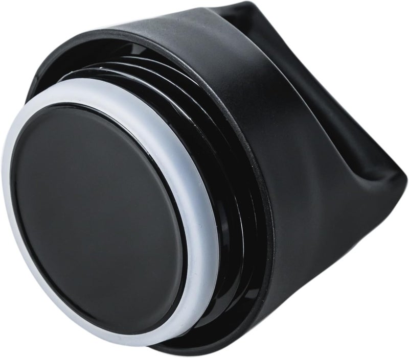 نيسان نسان ترمس مزدوج الجدار من الستانلس ستيل معزول بالتفريغ للسفر للمياه والشاي المثلج والقهوة الساخنة والسموذي والمزيد أسود،  مل - Image 4